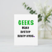 Carte Postale Les geeks font de meilleurs amis (Debout devant)