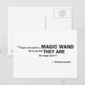 Carte postale - 'Les gens qui attendent une baguet (Devant / Derrière)