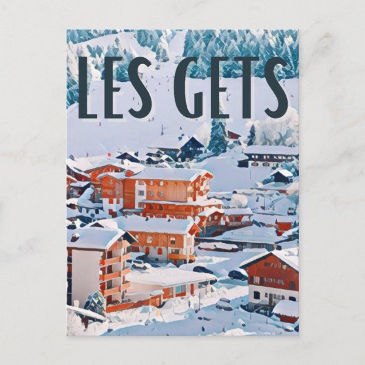 Carte Postale Les Gets Station de ski (Devant)