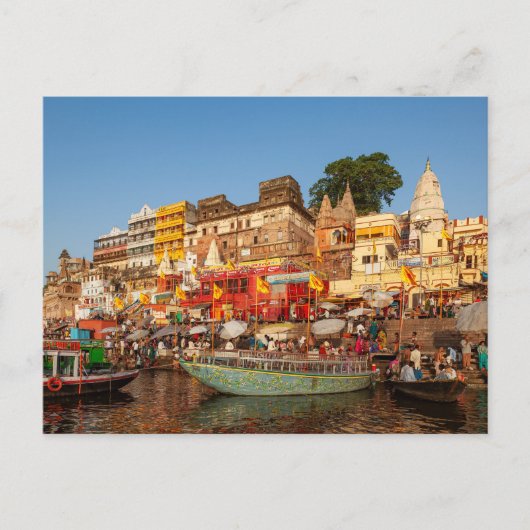 Carte Postale Les Ghats de Varanasi (Devant)