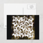 CARTE POSTALE LES GHOSTS DISENT BOO ! (Devant / Derrière)