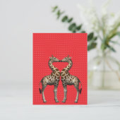Carte Postale Les girafes amoureuses (Debout devant)