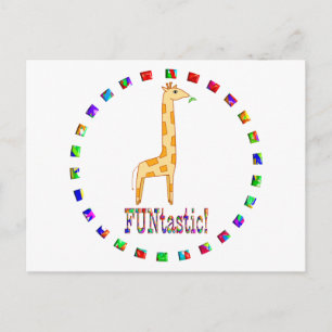 Carte Postale Les girafes sont Funtastic