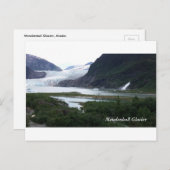 Carte Postale Les glaciers de l'Alaska (Devant / Derrière)