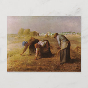 Carte Postale Les Glaneuses 1857 par Jean-François Millet