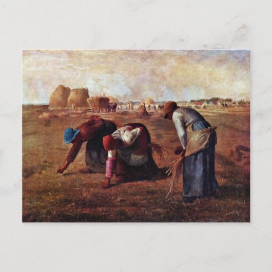 Carte Postale Les Gleaners De Millet (Meilleure Qualité) (Devant)