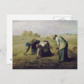 Carte Postale Les Gleaners par Jean-François Millet (Devant / Derrière)