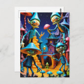 Carte Postale Les Goblins de Groll-Town - Ken Gage Art d'Imagina (Devant / Derrière)