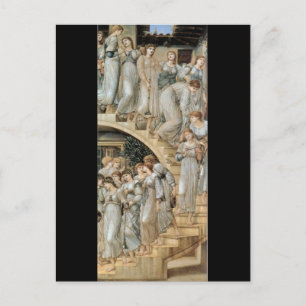 Carte Postale Les Golden Stairs, Sir Edward Burne-Jones
