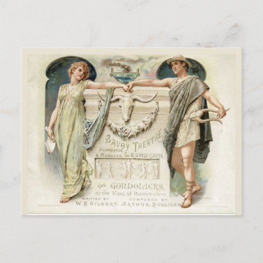 Carte Postale Les Gondoliers (Devant)