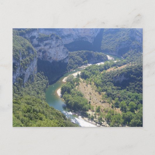 Carte Postale Les gorges de l'Ard � che - (Devant)