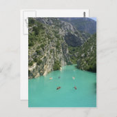 Carte Postale Les gorges du Verdon (Devant / Derrière)