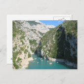 Carte Postale Les gorges du Verdon - (Devant / Derrière)
