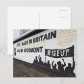 Carte Postale Les graffiti de Belfast (Devant / Derrière)