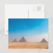 Carte Postale Les grandes pyramides (Devant / Derrière)
