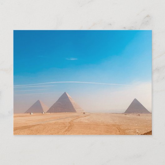 Carte Postale Les grandes pyramides (Devant)