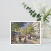 Carte Postale Les Grands Boulevards par Renoir (Debout devant)