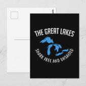 Carte Postale Les Grands Lacs (Devant / Derrière)