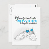 Carte Postale Les Grands Parents (Devant / Derrière)