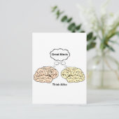 Carte Postale Les Grands Pensés Pensent Comme ! (Debout devant)