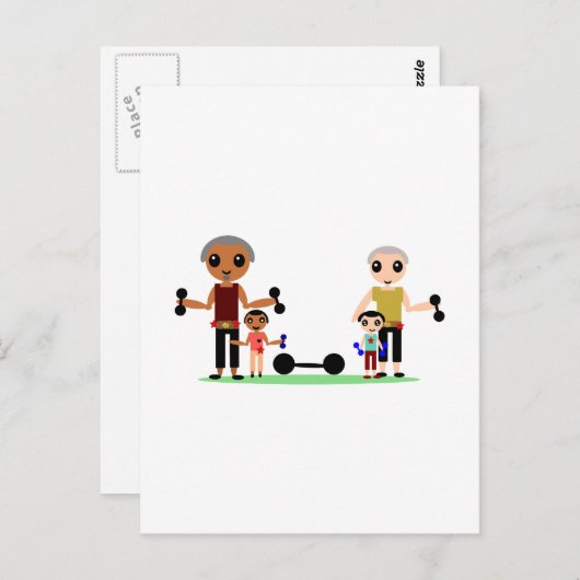 Carte Postale Les Grands Peuvent Soulever (Devant / Derrière)