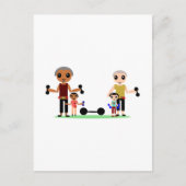 Carte Postale Les Grands Peuvent Soulever (Devant)