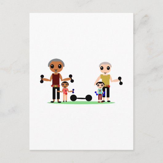 Carte Postale Les Grands Peuvent Soulever (Devant)