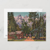 Carte Postale Les Grands Tétons - Wyoming (Devant / Derrière)