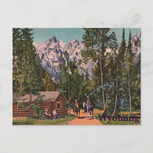 Carte Postale Les Grands Tétons - Wyoming (Devant)