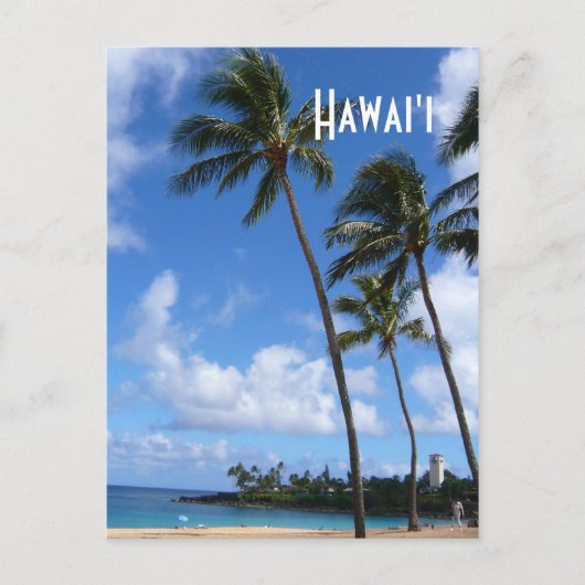 Carte Postale Les gratte-ciel hawaïens (Devant)