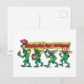 Carte Postale Les Gremlins™ arrivent (Devant / Derrière)