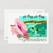Carte Postale Les Grenadines (Devant / Derrière)