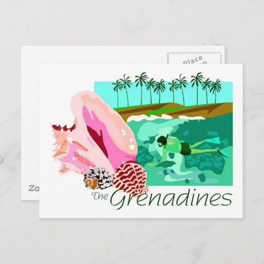 Carte Postale Les Grenadines (Devant / Derrière)