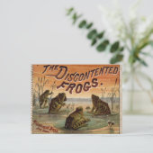 Carte Postale Les grenouilles mécontentes 1895 (Debout devant)