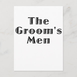 Carte Postale Les Groomsmen