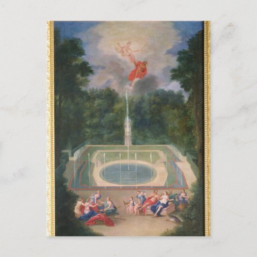 Carte Postale Les Groves de Versailles avec Mars (Devant)