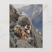 Carte Postale Les guerriers d'Apache : une embuscade sur la cava (Devant)