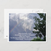 Carte Postale Les guerriers de l'arc-en-ciel (Devant / Derrière)