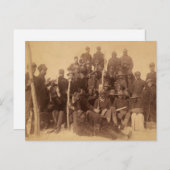 Carte Postale Les guerriers du buffle : la cavalerie noire améri (Devant / Derrière)