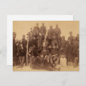 Carte Postale Les guerriers du buffle : la cavalerie noire améri (Devant / Derrière)