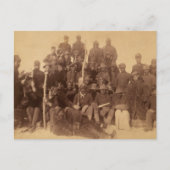 Carte Postale Les guerriers du buffle : la cavalerie noire améri (Devant)