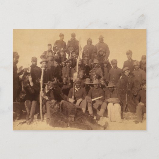 Carte Postale Les guerriers du buffle : la cavalerie noire améri (Devant)