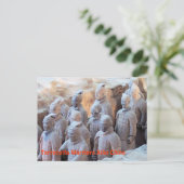 CARTE POSTALE - Les guerriers en terre cuite Xián  (Debout devant)
