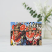 Carte Postale Les guerriers nagas (Debout devant)