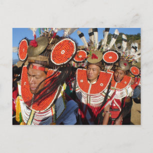 Carte Postale Les guerriers nagas