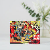 Carte Postale Les guerriers spatiaux combattent la science-ficti (Debout devant)