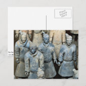 Carte Postale Les guerriers Terra-cotta, Xi'an, Chine (Devant / Derrière)