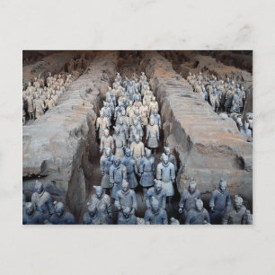 Carte Postale Les guerriers Terra-cotta, Xi'an, Chine