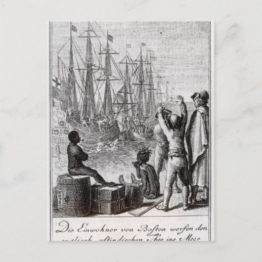 Carte Postale Les habitants de Boston Throw (Devant)