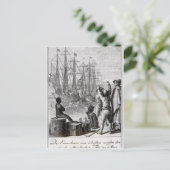 Carte Postale Les habitants de Boston Throw (Debout devant)